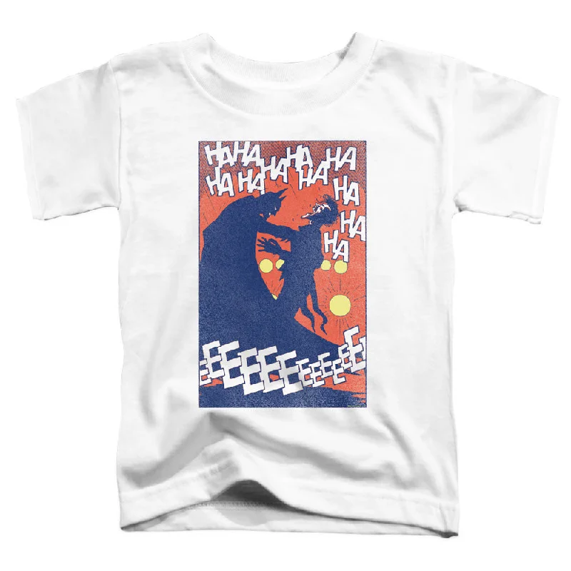 Doorbuster Deal Batman Toddler T-Shirt Punchline White Tee
