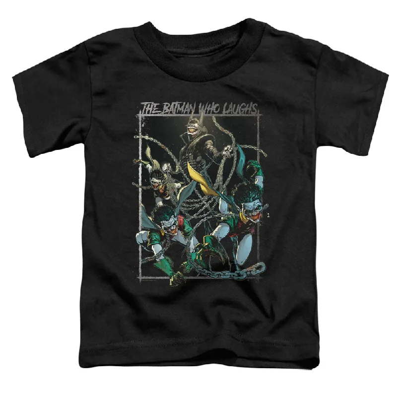 Holiday Sale Batman Toddler T-Shirt Who Laughs Black Tee