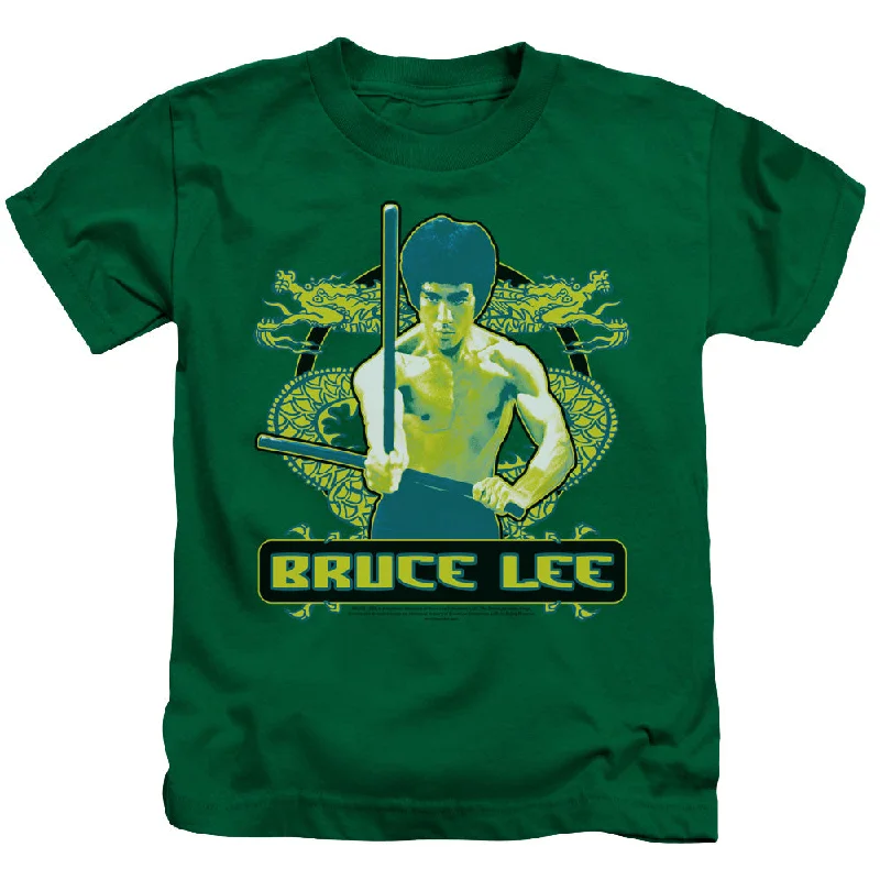 Final Clearance Bruce Lee Boys T-Shirt Double Dragons Kelly Tee