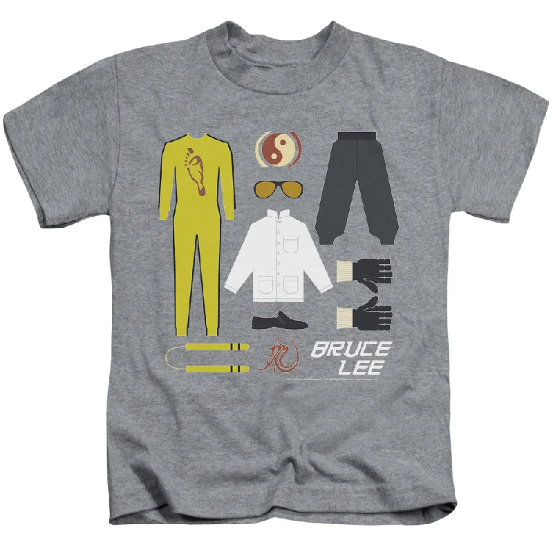 Final Clearance Bruce Lee Boys T-Shirt Signature Items Athletic Heather Tee