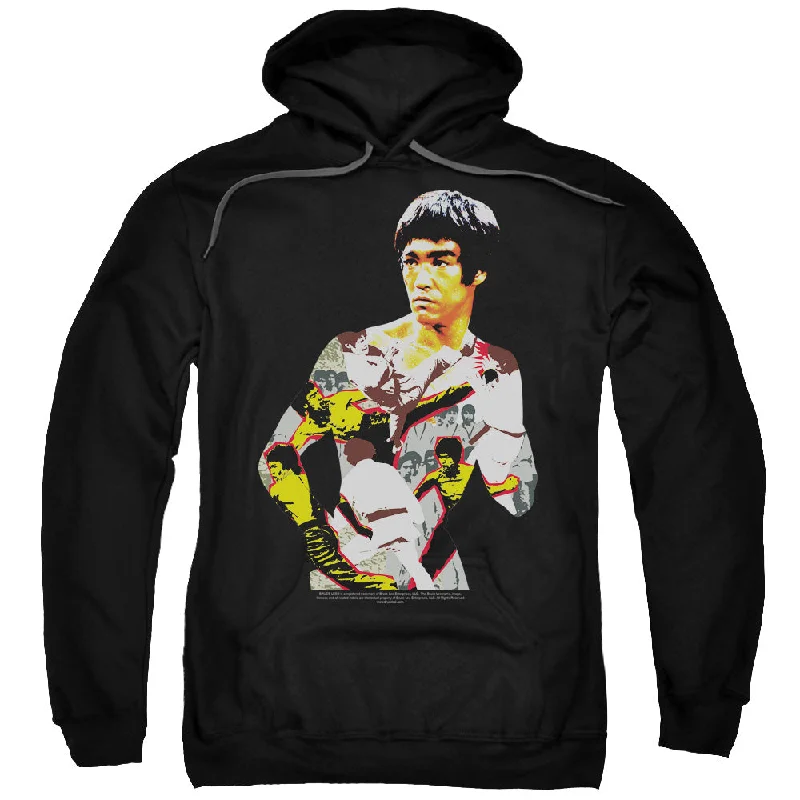 Referral Discount Bruce Lee Hoodie Body Collage Black Hoody