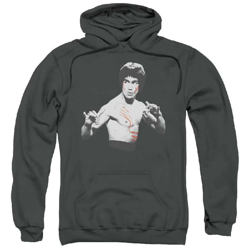 Lowest Prices Bruce Lee Hoodie Confrontation Stance Charcoal Hoody