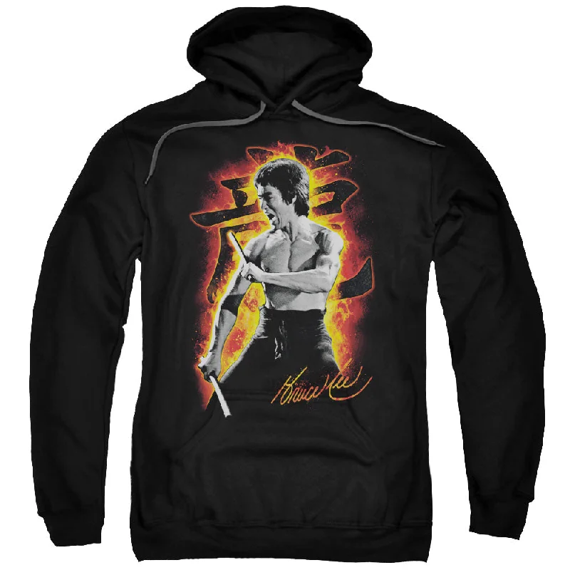 Early Access Bruce Lee Hoodie Fire Black Hoody