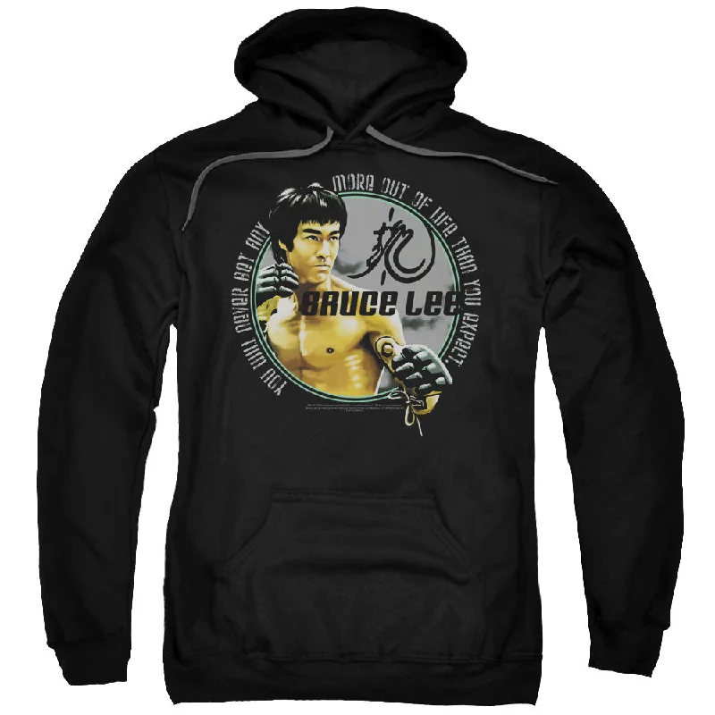 Sale Event Bruce Lee Hoodie Never Get More Out Of Life Black Hoody