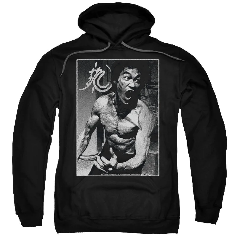 Great Deals Bruce Lee Hoodie Rage Portrait Black Hoody