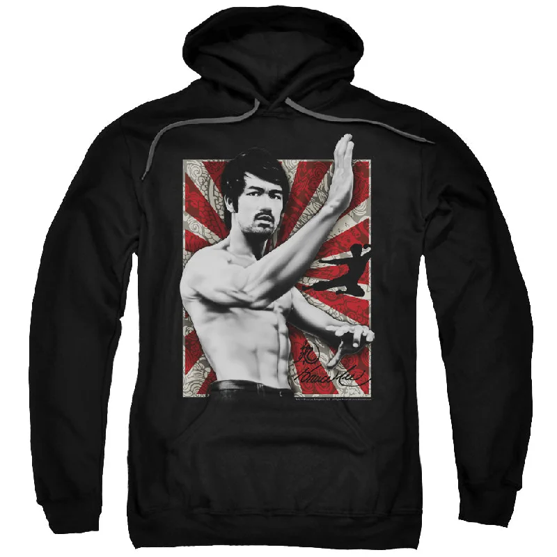 Price Drop Alert Bruce Lee Hoodie Stance Portrait Black Hoody
