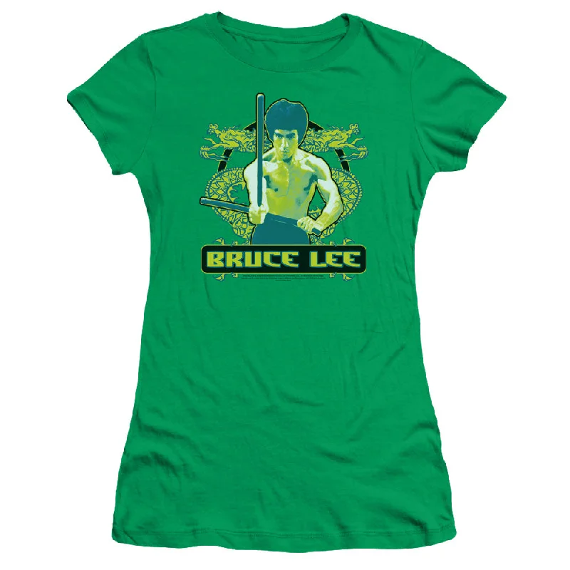 Final Markdown Bruce Lee Juniors T-Shirt Double Dragons Kelly Tee