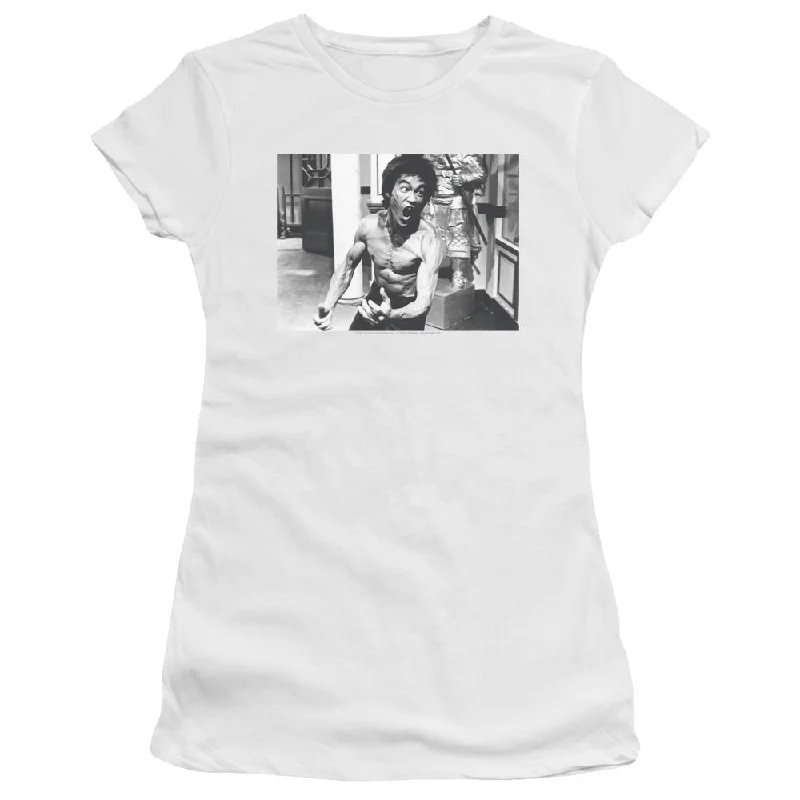Sale Event Bruce Lee Juniors T-Shirt Full of Fury White Tee