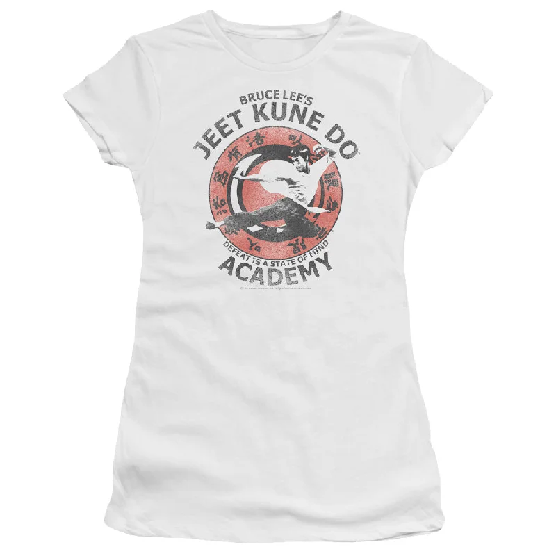 Markdowns Bruce Lee Juniors T-Shirt Jeet Kune Do Academy White Tee