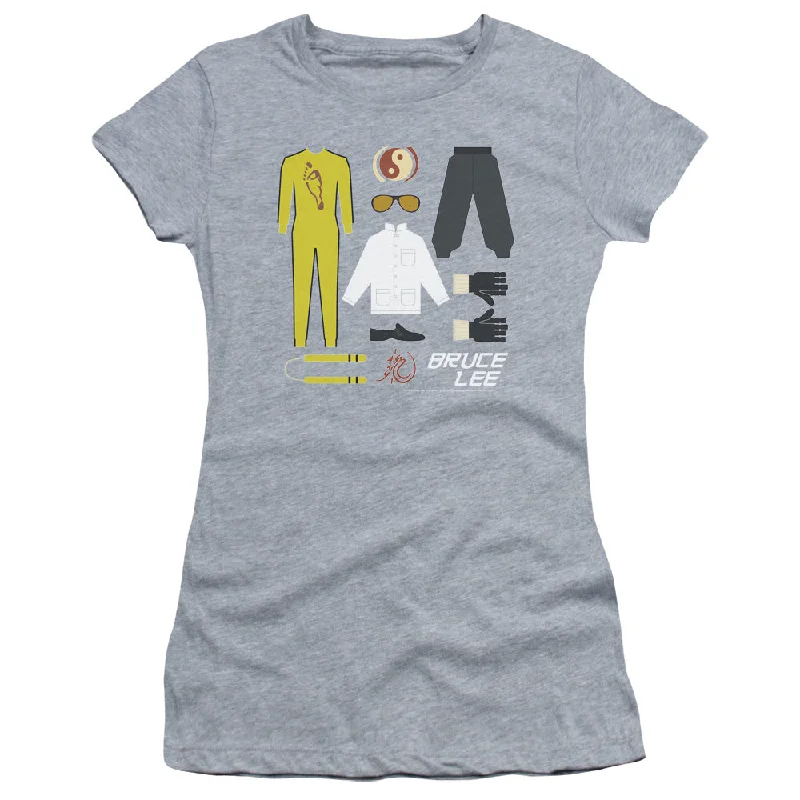 Buy Now Bruce Lee Juniors T-Shirt Signature Items Athletic Heather Tee