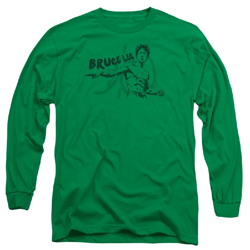 Bargain Bin Bruce Lee Long Sleeve T-Shirt Sketch Kelly Tee