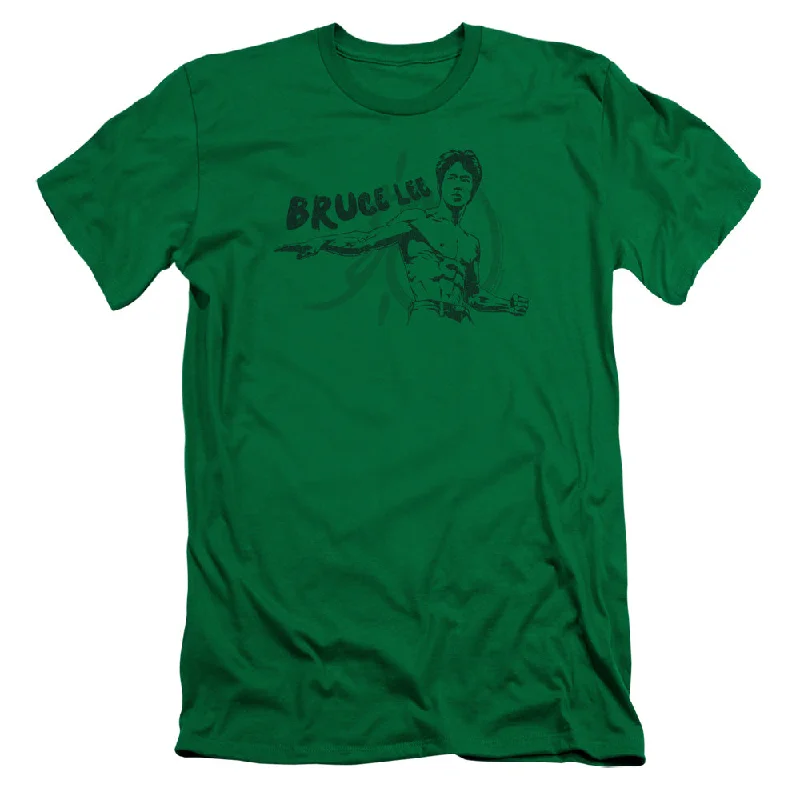 Price Buster Bruce Lee Slim Fit T-Shirt Sketch Kelly Tee