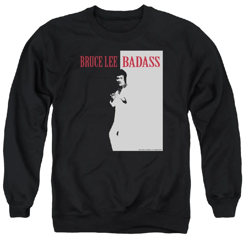 Special Promotion Bruce Lee Sweatshirt Badass Black Pullover