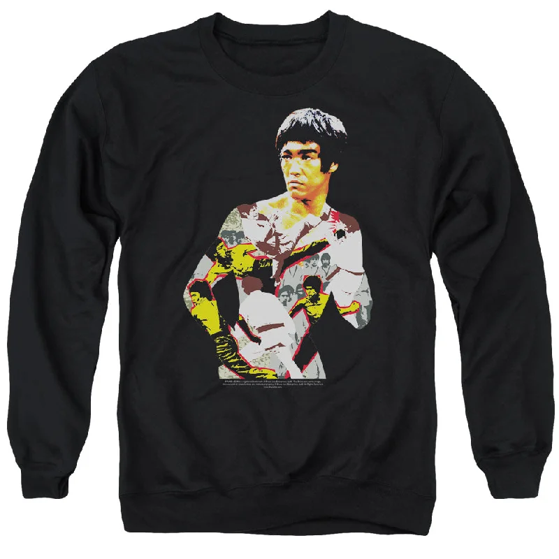 Sneak Peek Sale Bruce Lee Sweatshirt Body Collage Black Pullover
