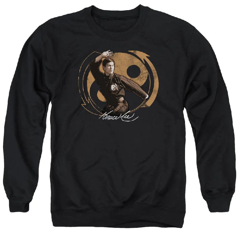 Amazing Deals Bruce Lee Sweatshirt Yin Yang Black Pullover