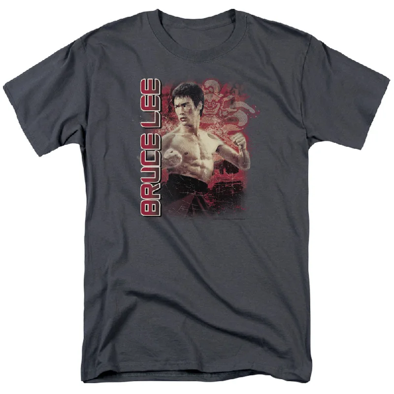 Weekend Flash Sale Bruce Lee T-Shirt Stare Portrait Charcoal Tee