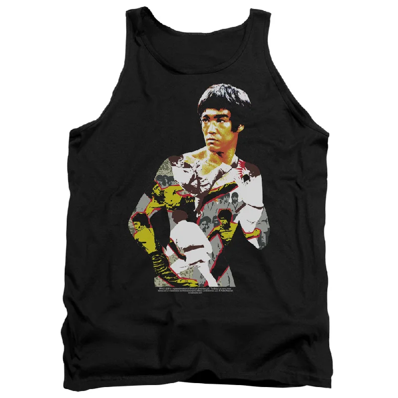 Price Smash Bruce Lee Tanktop Body Collage Black Tank