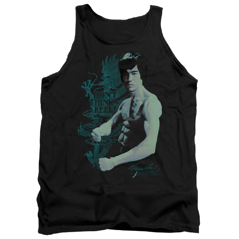 Fantastic Deals Bruce Lee Tanktop Don't Think Feel Black Tank