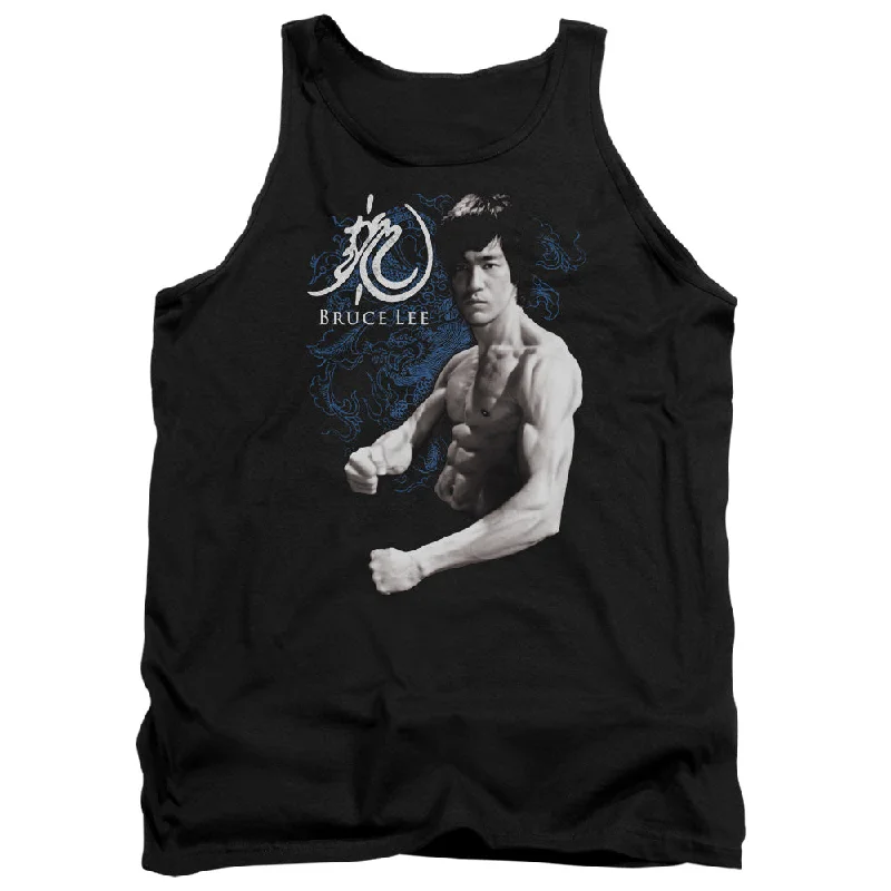 While Supplies Last Bruce Lee Tanktop Dragon Stance Black Tank