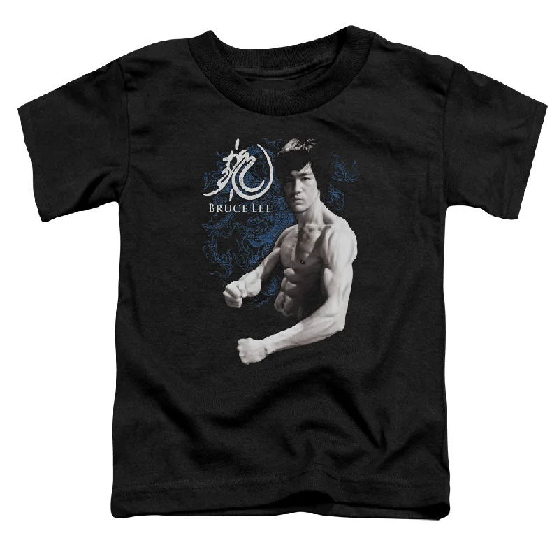 Hot Deal Bruce Lee Toddler T-Shirt Dragon Stance Black Tee