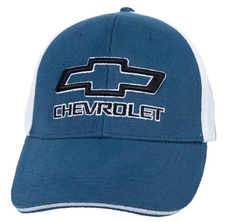 Lowest Price Chevy Hat Two Tone Mesh Back Embroidered Cap