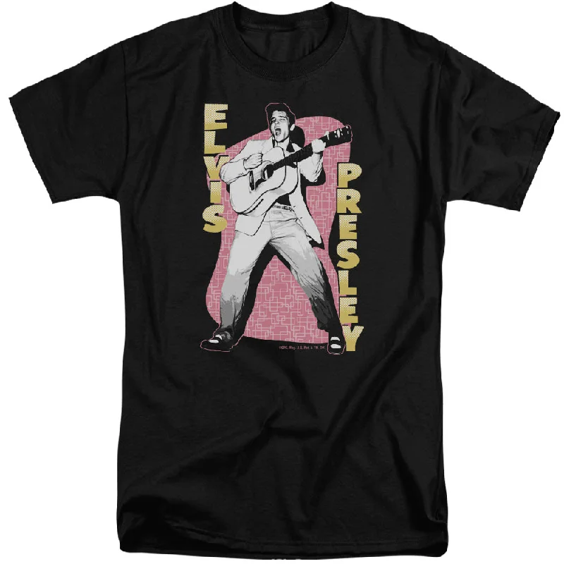 Online Exclusive Elvis Presley Tall T-Shirt In The Moment Black Tee