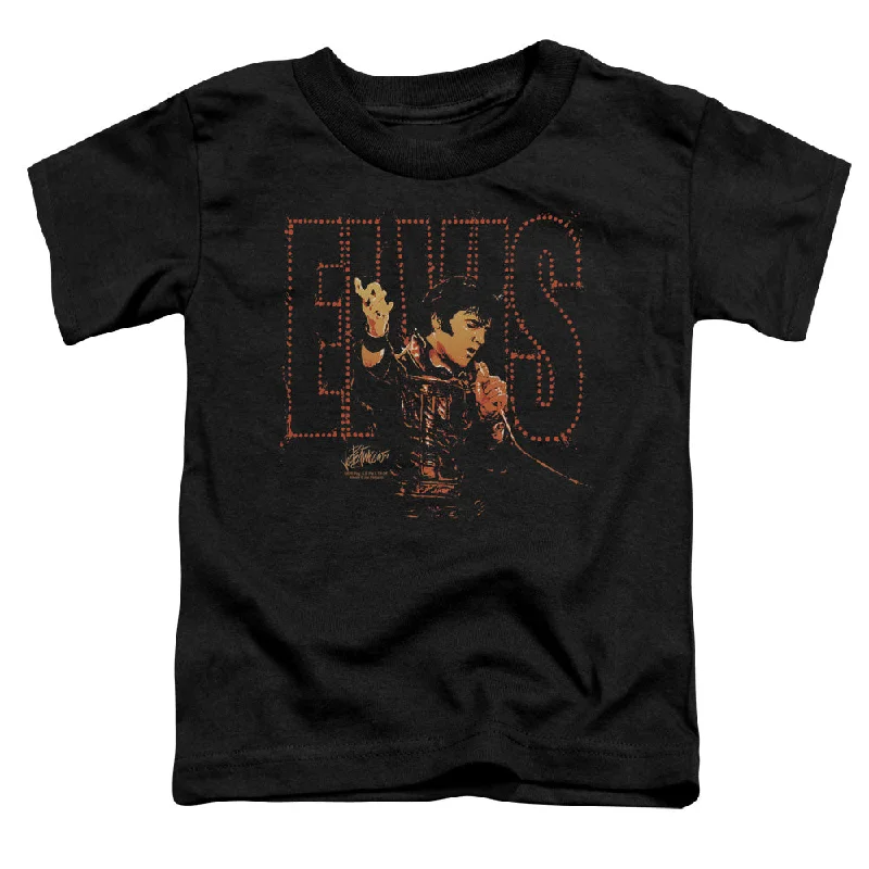 Amazing Deals Elvis Presley Toddler T-Shirt Take My Hand Black Tee