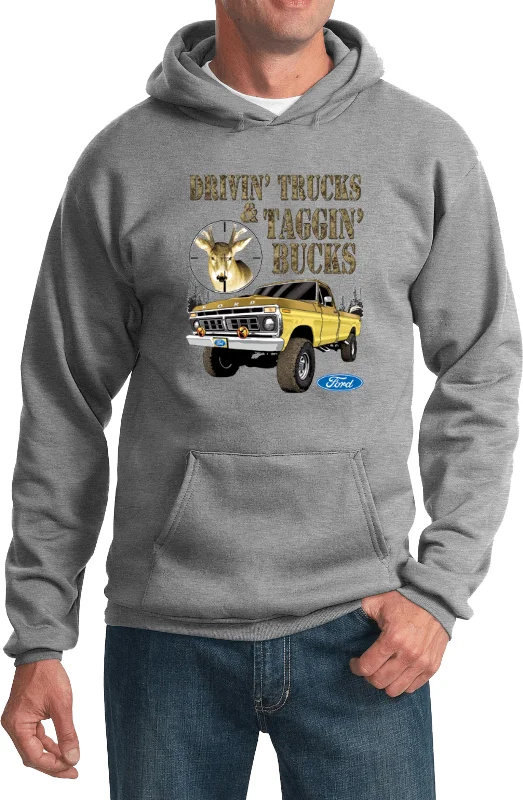 Must-Have Deals Ford F-150 Hoodie Driving Trucks Tagging Bucks