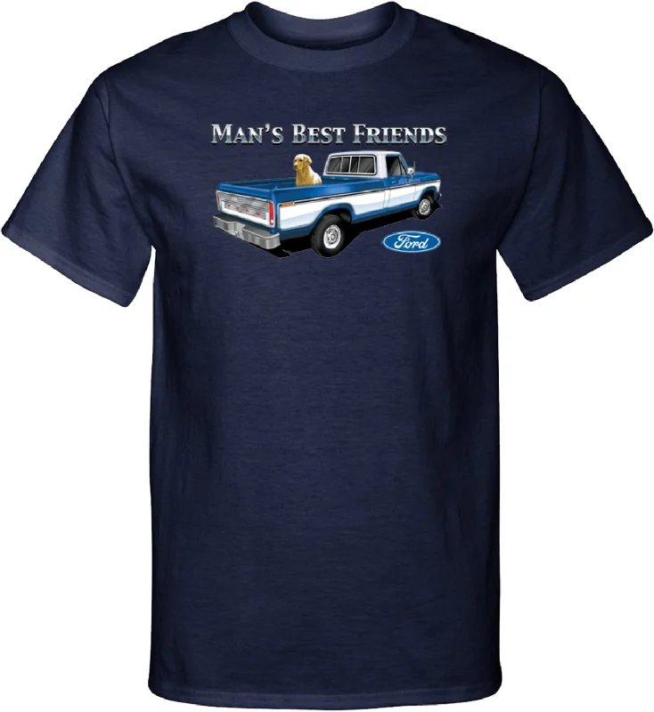 Final Clearance Ford F-150 Tall T-shirt Mans Best Friends
