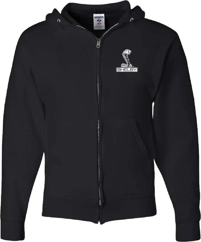 Take Advantage Ford Mustang Full Zip Hoodie Shelby Cobra Pocket Print