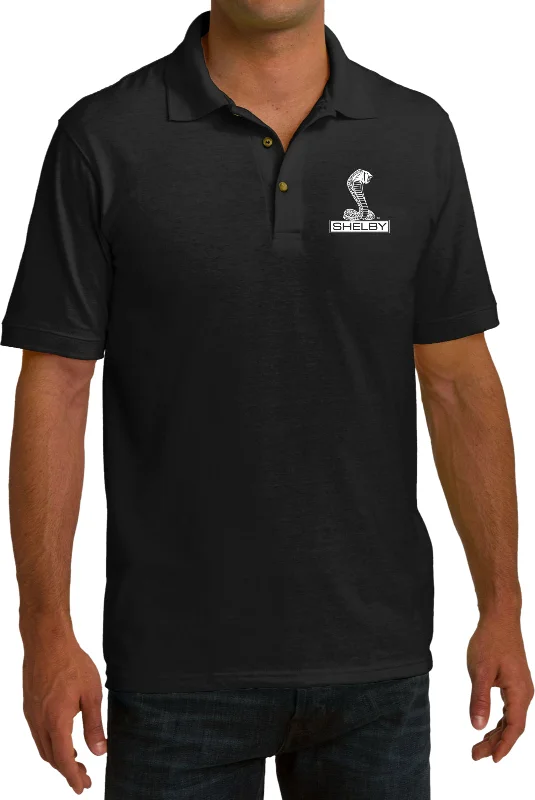New Arrival Ford Mustang Pique Polo Shelby Cobra Pocket Print