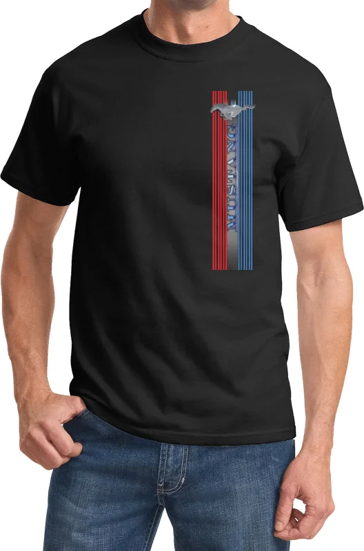 Deep Discounts Ford Mustang T-shirt Tri Bar Logo
