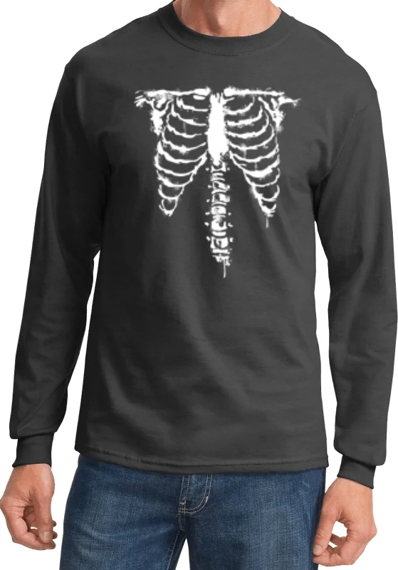 Stock Clearance Halloween Skeleton Long Sleeve Shirt