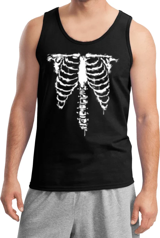 Shop and Save Halloween Skeleton Tank Top
