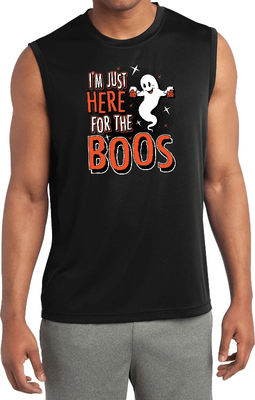 Lowest Price Halloween Sleeveless Competitor Shirt I'm Here for the Boos