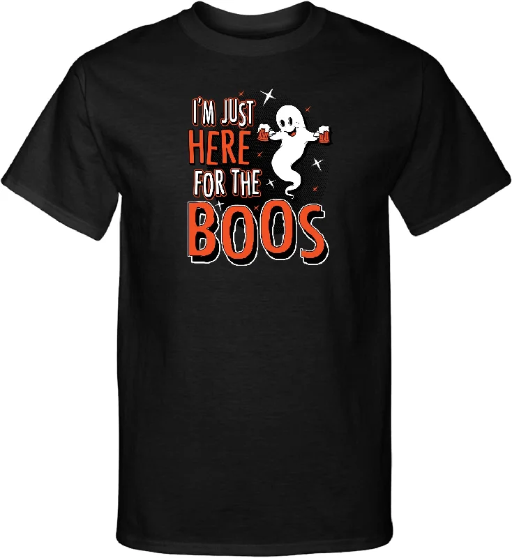 Online Only Halloween Tall T-shirt I'm Here for the Boos