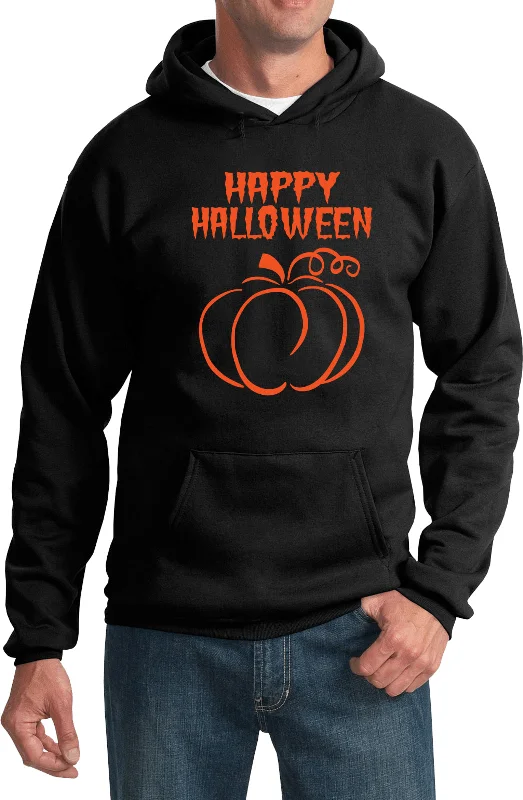 Don't Miss Happy Halloween with Pumpkin Sketch Hoodie