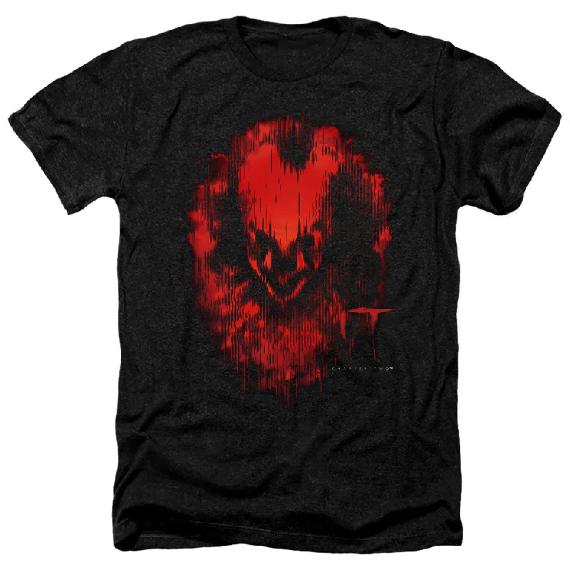 Reduced Prices IT Chapter Two Heather T-Shirt Blurred Pennywise Black Tee