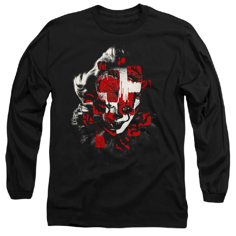 Can't Miss IT Chapter Two Long Sleeve T-Shirt Come Back and Play Black Tee