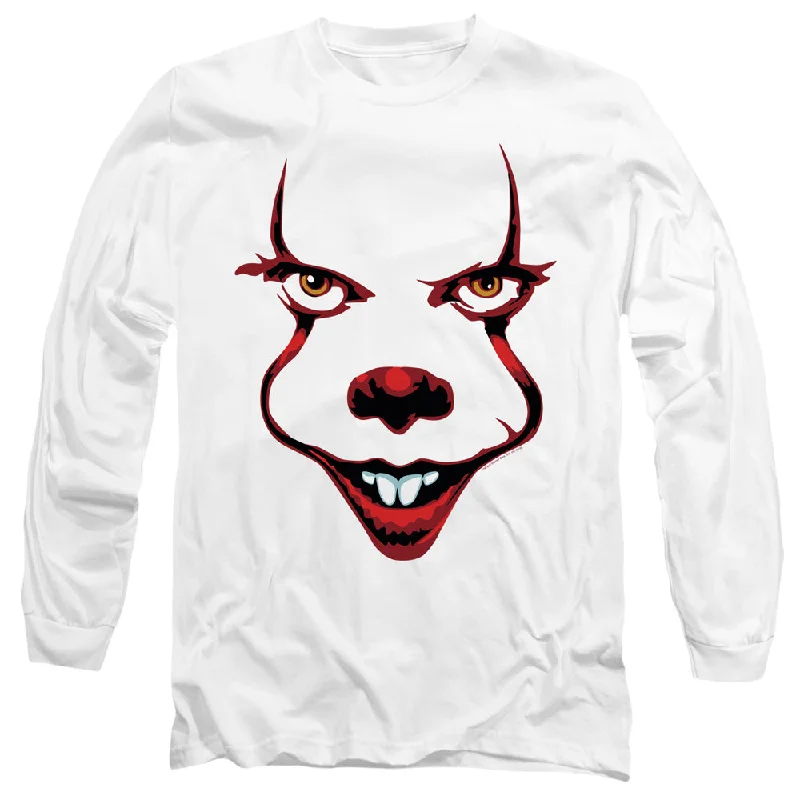 Unbeatable Prices IT Chapter Two Long Sleeve T-Shirt Pennywise Face White Tee