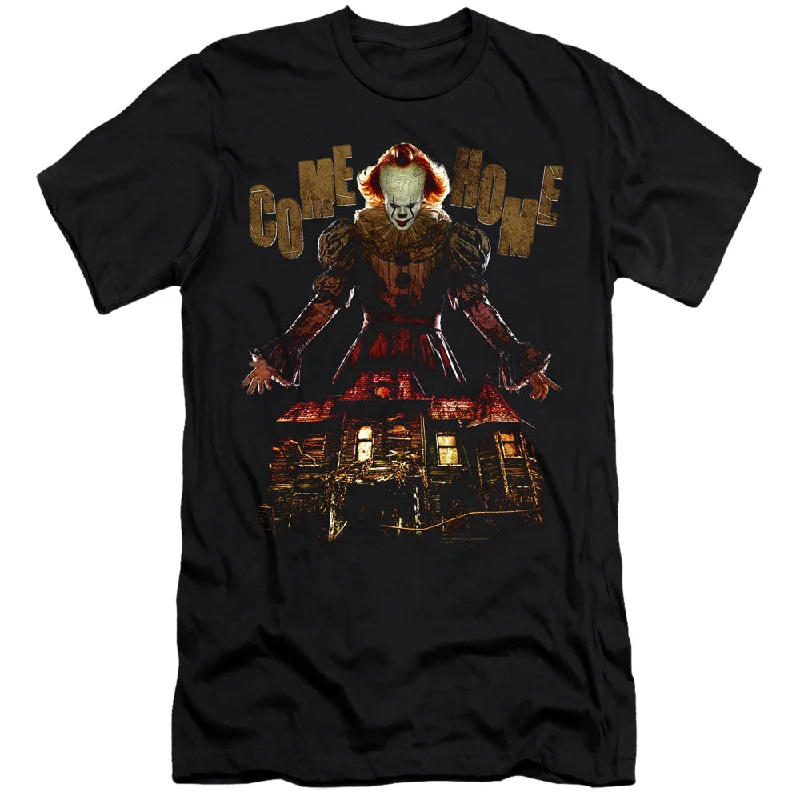 Price Cut IT Chapter Two Premium Canvas T-Shirt Come Home Black Tee