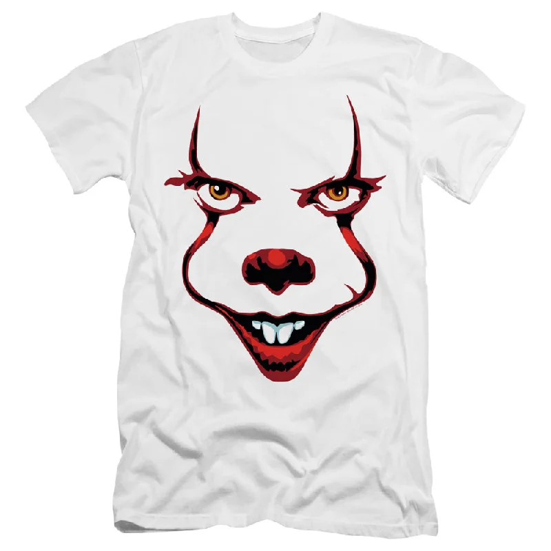 Super Bargain IT Chapter Two Premium Canvas T-Shirt Pennywise Face White Tee