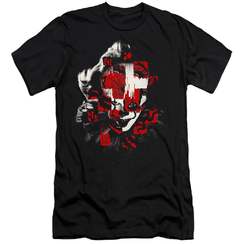 Daily Deals IT Chapter Two Slim Fit T-Shirt Come Back and Play Black Tee
