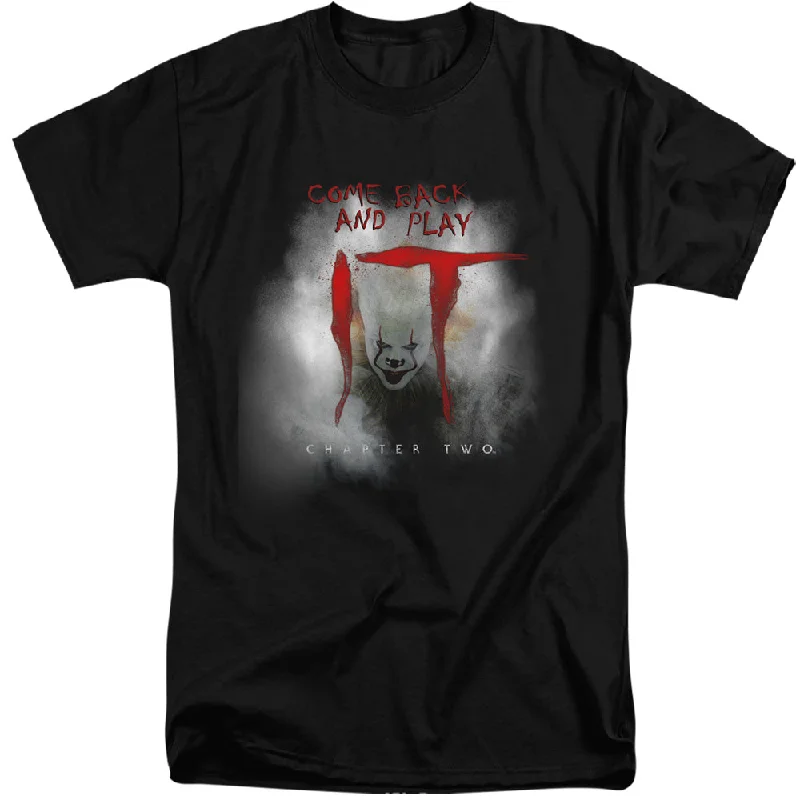 Deep Discounts IT Chapter Two Tall T-Shirt Fog Black Tee