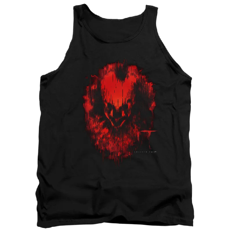 Stock Clearance IT Chapter Two Tanktop Blurred Pennywise Black Tank