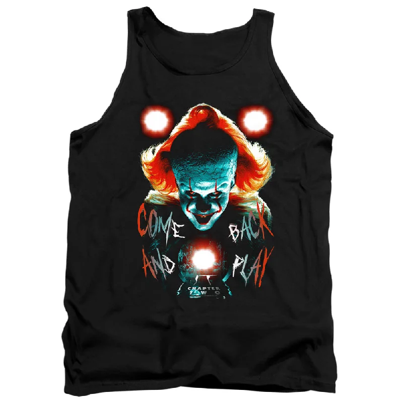 Exclusive Deal IT Chapter Two Tanktop Pennywise Come Back Black Tank
