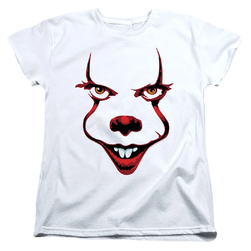 Value Deals IT Chapter Two Womens T-Shirt Pennywise Face White Tee
