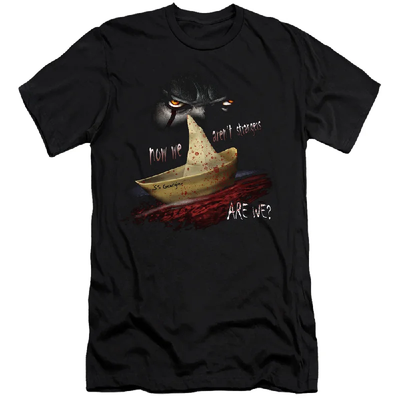 Clearance Event IT Premium Canvas T-Shirt Aren't Strangers Black Tee