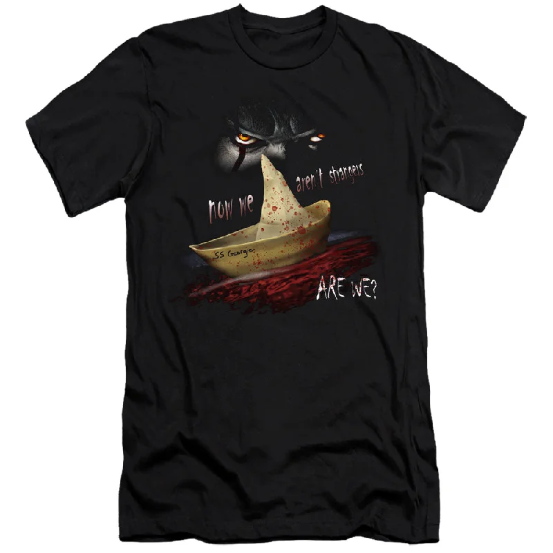 Mega Sale IT Slim FIT T-Shirt Aren't Strangers Black Tee