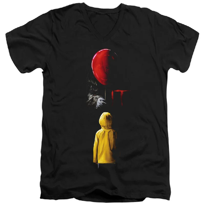 Today’s Special IT Slim FIT V-Neck T-Shirt Movie Poster Black Tee